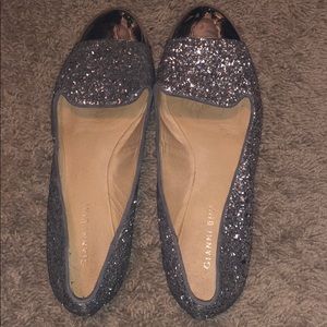 Silver glitter Gianni Bini flats